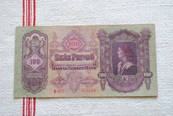 100 Pengő 1930 (E 673 001118) VG