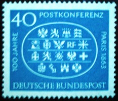 N398 / Németország 1963 Nemzetközi levelezőkonferencia bélyeg postatiszta