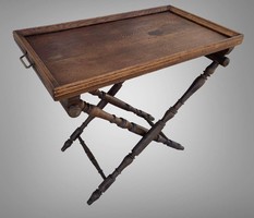 Special, very old, collapsible party cart, service table
