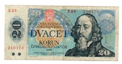 20 Korona 1988 Czechoslovakia