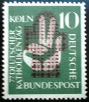N239 / Németország 1956 Nemzetközi Rendőr Kiállítás bélyeg postatiszta