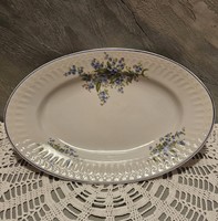 Oval bowl with forget-me-not pattern mpc