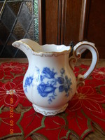 Zsolnay blue rose coffee milk jug