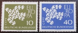 N367-8x / Németország 1961 Europa CEPT bélyegsor postatiszta