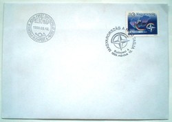 F4488 / 1999 Hungary NATO member stamp on fdc