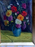 Lajos Várady (1911 -1998) 80x60 cm oil painting in frame