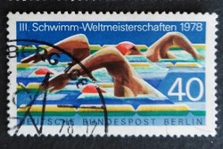 Bb571p / Germany - Berlin 1978 Swimming World Cup stamp stamped