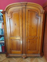 German two-door wardrobe, oak wood