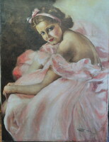 Fried Pál (1893 - 1976): Balerina portré
