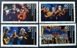 Bb807-10p / germany - berlin 1988 for youth : music stamp series stamped