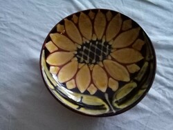Juried, sunflower wall plate