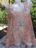 Peach blossom - or not - light, loose, loose summer blouse-top-women's top 12/40