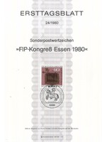 Etb 0016 (bundes) mi etb 24-1980 EUR 0.90