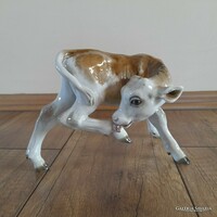 Antique Rosenthal porcelain calf figure
