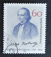 Bb879p / Germany - Berlin 1990 Adolph Diesterweg stamp sealed