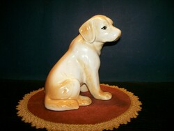 Porcelain dog figure 15 cm high