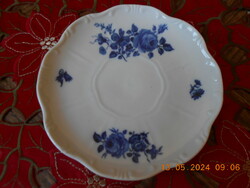 Zsolnay blue rose tea small plate