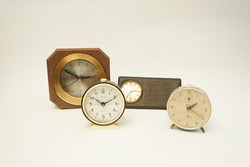 4 retro table clocks / German junghans kienzle / Russian vityaz / retro / old