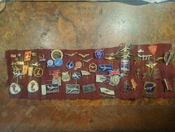 Aviation badge collection, 60 pieces in one