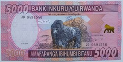 Ruanda 5000 francs 2014 UNC