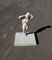 Aluminum female nude sculpture