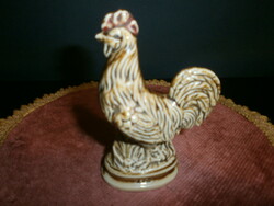 Ceramic rooster figurine