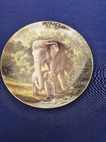 W. S. George fine china elephant decorative plate