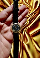 1991 Rare seiko lady premium date classic gold-black small vintage fabulous women's jewelry watch
