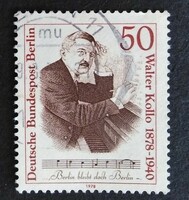 Bb561p / Germany - Berlin 1978 walter kollo stamp stamped