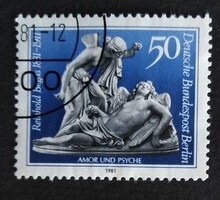 Bb647p / Germany - Berlin 1981 Reinhold Begas architect stamp sealed