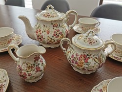 Zsolnay butterfly tea set unused, perfect condition for sale!