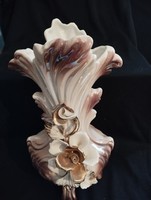 Capodimonte virágos váza