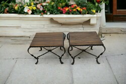 Beautiful vintage wrought iron flower stand