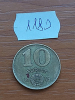 Hungarian People's Republic 10 forints 1983 aluminium-bronze 1180
