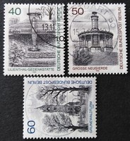 Bb634-6p / Germany - Berlin 1980 Berlin skylines stamp set stamped