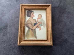 Antique small print, in a nice frame.