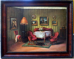 Unknown painter from the beginning of the 20th century, with a guarantee. With an invoice