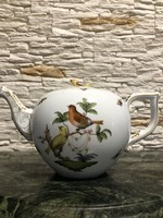 Herend Rothschild patterned giant tea pot! New!!