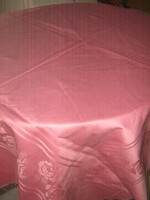 Wonderful mallow pink rosy damask tablecloth