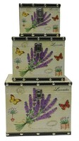Lavender storage box 3 pcs. (257)