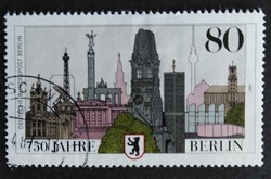 Bb776p / germany - berlin 1987 the 750 year berlin stamp stamped