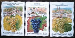 S4416-8 / 1997 Magyar Borvidékek I. bélyegsor postatiszta