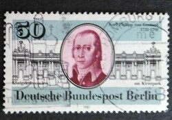 Bb639p / Germany - Berlin 1981 Karl Philipp von Gontard architect stamp sealed