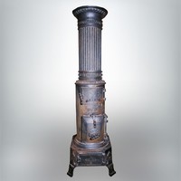 Antique cast iron stove - stove