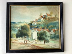 George...? - Houses on the hillside, from 1931.
