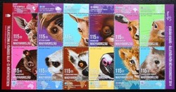 K5276a-l / 2016 Állatkölykök blokk postatiszta