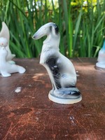 Porcelain greyhound dog.