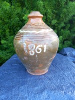 Original ceramic jug dated 1861!