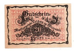 20 Heller 1920 emergency money Austria
