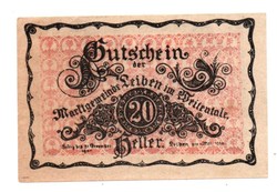 20  Heller 1920  Szükségpénz Ausztria